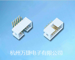 2.54mm間距直式簡(jiǎn)易牛角插座
